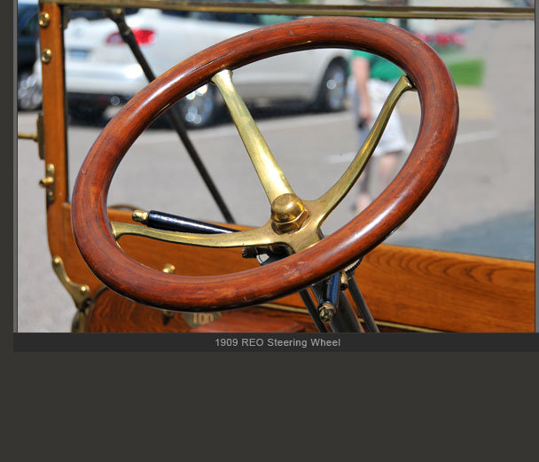 1909 REO Steering-Wheel